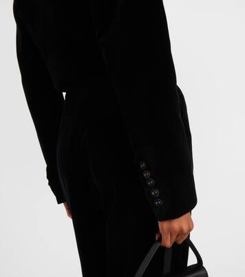 Blazer aus Baumwollsamt | Costarellos