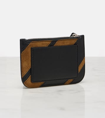 Pocket leather and suede pouch | Phoebe Philo