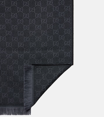 GG wool jacquard scarf  | Gucci