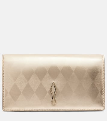 Bettina metallic leather clutch | Christian Louboutin
