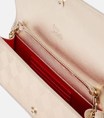 Bettina metallic leather clutch | Christian Louboutin