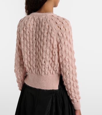 Embellished mohair-blend cardigan | Simone Rocha