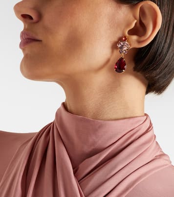 Ohrringe Catherine, 18kt vergoldet, mit Kristallen | Jennifer Behr