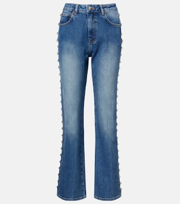 Amelia studded straight jeans | Simkhai