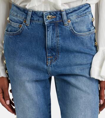 Amelia studded straight jeans | Simkhai