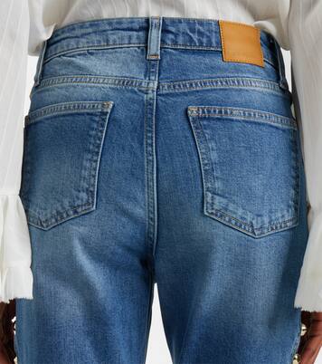Amelia studded straight jeans | Simkhai