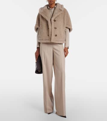 Cape Corvino aus Teddyfleece | Max Mara