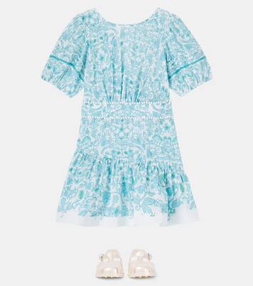 Chantal floral cotton dress | Poupette St Barth Kids