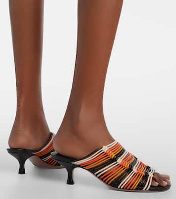 60 leather mules | Farm Rio