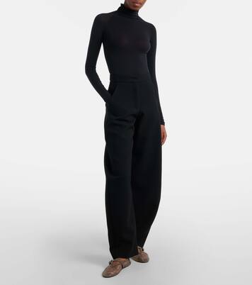 Verzierte Ballerinas mit Veloursleder | Alaïa