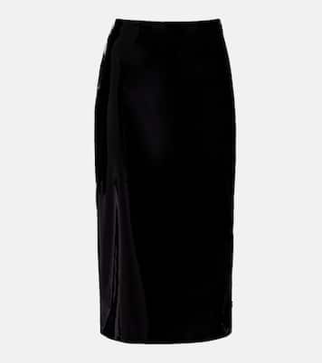Samantha coated pencil skirt | The Frankie Shop