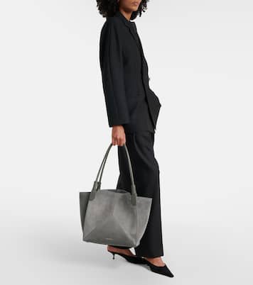 Henkeltasche Victoria Small aus Veloursleder | Victoria Beckham