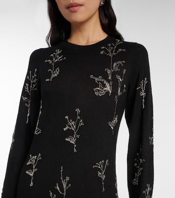 Beaded wool and silk maxi dress | Altuzarra