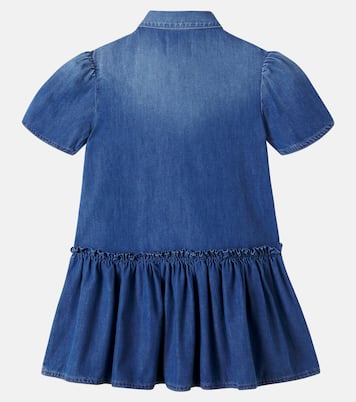 Kleid DG aus Denim | Dolce&Gabbana Kids