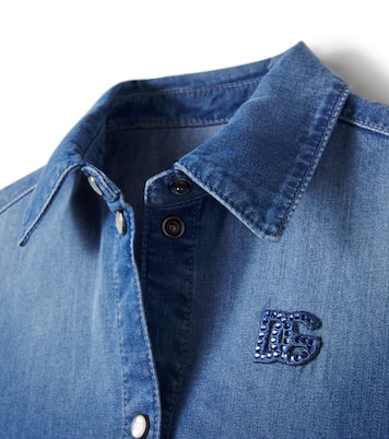 Kleid DG aus Denim | Dolce&Gabbana Kids