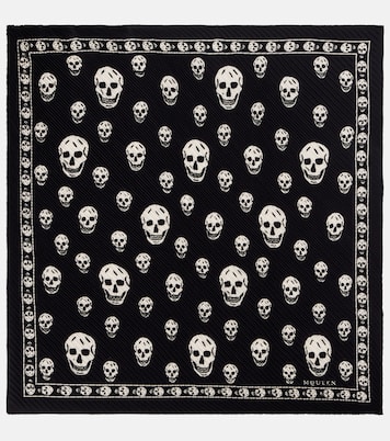 Skull silk scarf | McQueen
