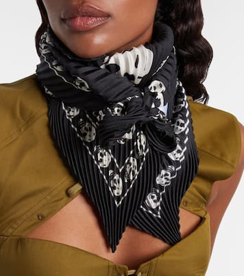 Skull silk scarf | McQueen