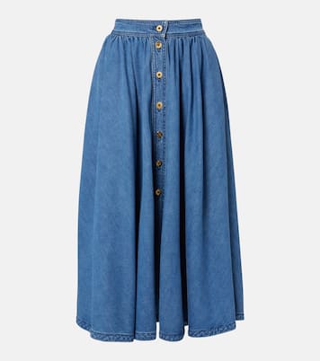 Denim midi skirt | Patou