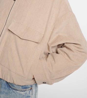 Cropped-Jacke aus Cord | Brunello Cucinelli