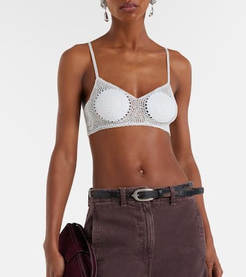 Sujetador de croché de algodón | Magda Butrym