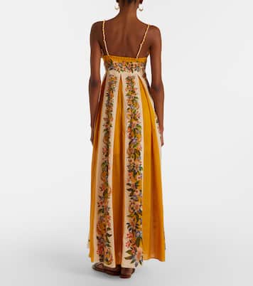 فستان طويل من القطن بورود | Farm Rio