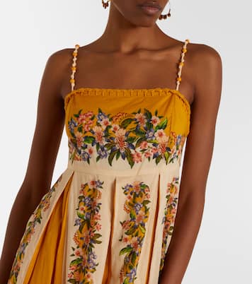 فستان طويل من القطن بورود | Farm Rio