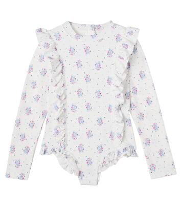 Aurelie floral ruffled swimsuit | Louise Misha