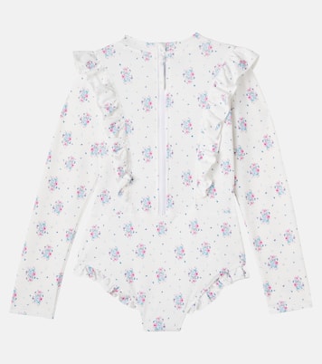 Aurelie floral ruffled swimsuit | Louise Misha