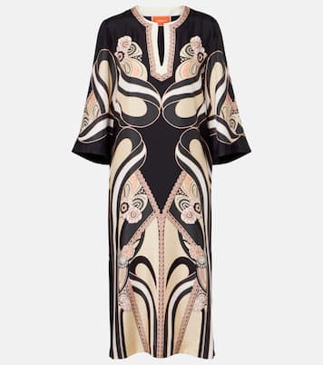 Kaftan aus Seiden-Twill | La DoubleJ