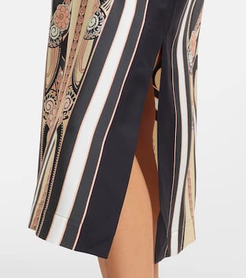 Kaftan aus Seiden-Twill | La DoubleJ