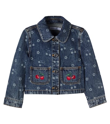 Printed denim jacket | Self-Portrait Kids