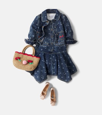 Printed denim jacket | Self-Portrait Kids