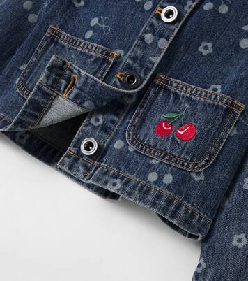 Printed denim jacket | Self-Portrait Kids