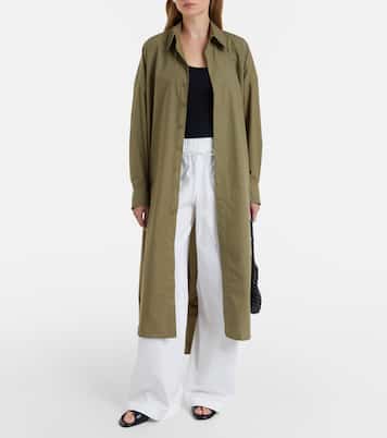 Hemdblusenkleid Bloom aus Baumwollpopeline | The Frankie Shop