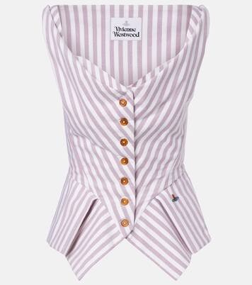 Monday striped cotton top | Vivienne Westwood
