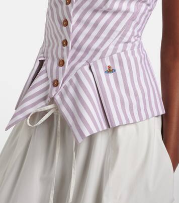 Monday striped cotton top | Vivienne Westwood