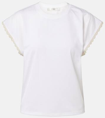 T-Shirt The Crochet aus Baumwoll-Jersey | Frame