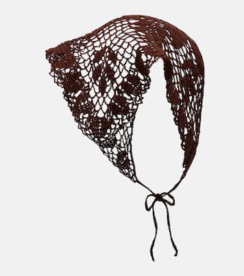Crochet cotton headwrap | Magda Butrym