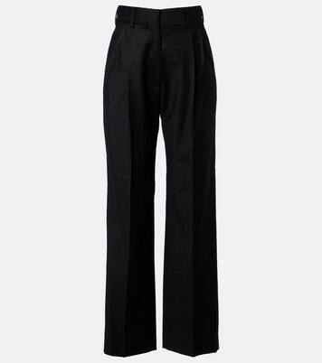 Fox wool straight pants | Blazé Milano
