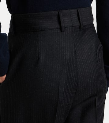 Fox wool straight pants | Blazé Milano