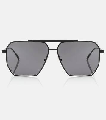 Square aviator sunglasses | Bottega Veneta