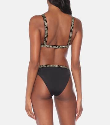 Culotte de bikini Greek Key imprimée | Versace