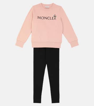 Logo cotton jersey sweatshirt | Moncler Enfant