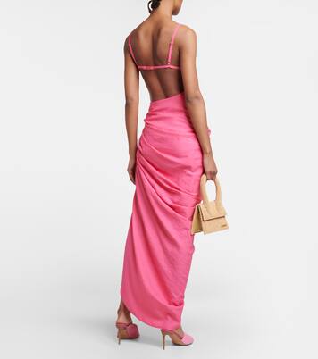 Maxikleid La Robe Saudade aus Voile | Jacquemus