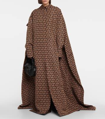 Robe longue Toile Iconographe en soie | Valentino