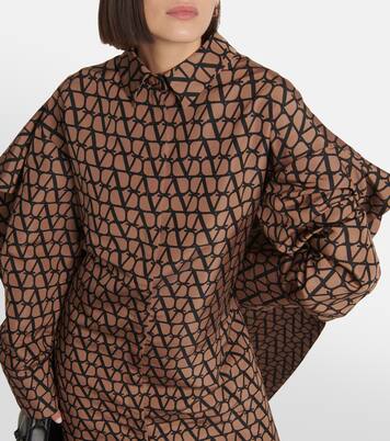 Robe longue Toile Iconographe en soie | Valentino