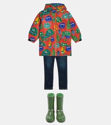 Veste imperméable à fleurs | Stella McCartney Kids