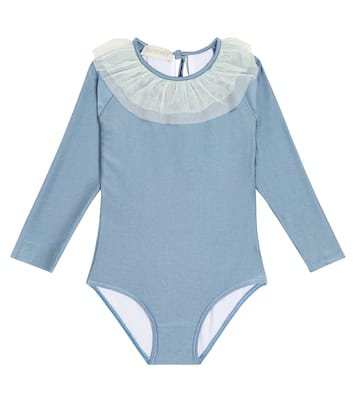 Laguna Azul tulle-trimmed swimsuit | Suncracy