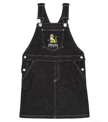 Robe brodée en jean | Kenzo Kids