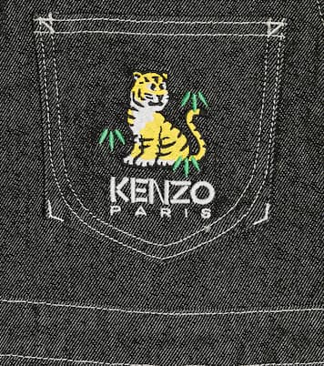 Robe brodée en jean | Kenzo Kids